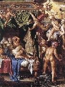 Joachim Wtewael Mars and Venus Discovered oil on canvas